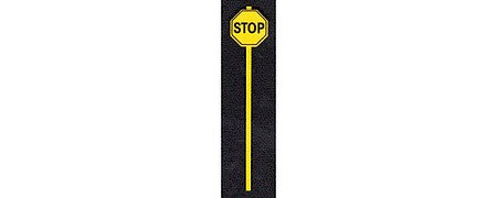 Tichy Trains 3541 S Scale Early Yellow Stop Signs -- pkg(8)