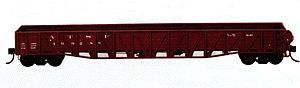 Tichy Trains 61042 HO Scale War Emergency Composite Mill Gondola (Plastic Kit) - 6-Pack -- Atchison, Topeka & Santa Fe