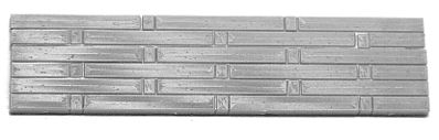 Tichy Trains 8012 HO Scale Retaining Wall - Timber -- 3/4 x 3-1/4"