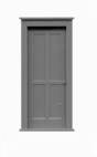 Tichy Trains 8032 HO 4-Panel Door & Frame 30"w x 80"h (6)