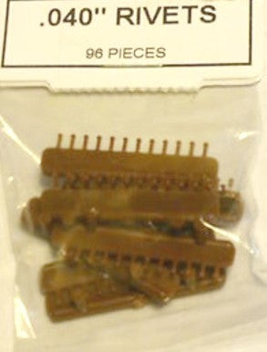 Tichy Trains 8075 HO .040" Dia Rivets (96)