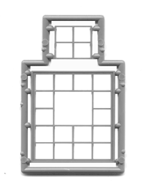 Tichy Trains 8087 HO 20-Pane Industrial Window w/Glazing 7'w x 9.5'h (3)