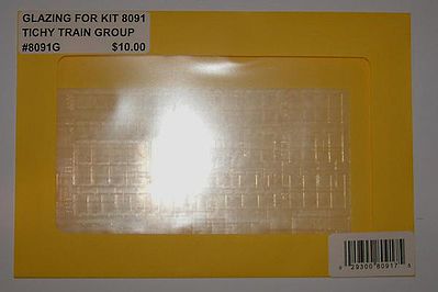 Tichy Trains 8091G HO Scale Precut Glazing Pack -- Use With #293-8091