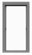 Tichy Trains 8102 HO Single Sash Window w/Glazing & Shades 36"w x 82"h (8) (D)