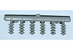 Tichy Trains 8158 HO Scale Catenary Insulators (Cored .025") pkg(24) -- Pennsylvania Railroad Style