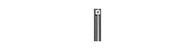 Tichy Trains 8183 HO Whistle Post Modern Diamond (32) (D)