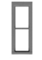 Tichy Trains 8236 HO Scale 1/1 Double-Hung Window pkg(12)