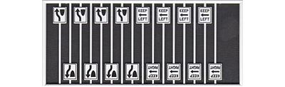 Tichy Trains 8263 HO Scale Miscellaneous Road Signs #2 -- pkg(16)