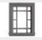 Tichy Trains 8304 HO Victorian Attic Window w/Glazing 20”w x 30”h (12) (D)