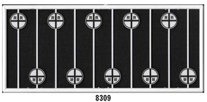 Tichy Trains 8309 HO Very Early (1900-30) Railroad Crossing Warning Signs (10) (D)