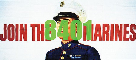 Tichy Trains 8401 HO Scale Join the Marines Billboard - Kit
