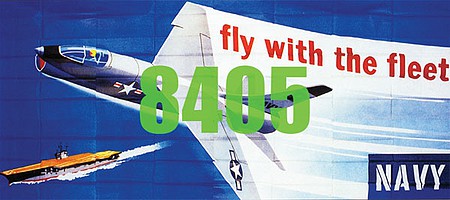 Tichy Trains 8405 HO Scale Fly with the Fleet Navy Billboard - Kit
