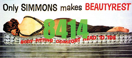 Tichy Trains 8414 HO Scale Simmons Beautyrest Billboard - Kit