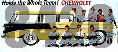 Tichy Trains 8420 HO Scale Holds the Whole Team Chevrolet Billboard - Kit