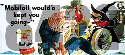 Tichy Trains 8422 HO Scale Mobiloil Billboard - Kit