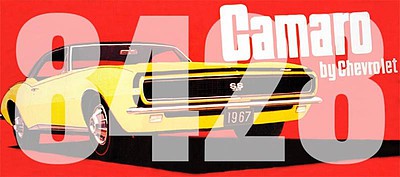 Tichy Trains 8428 HO Scale 1967 Chevy Camaro Billboard - Kit