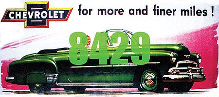 Tichy Trains 8429 HO Scale Chevrolet for More and Finer Miles Billboard - Kit