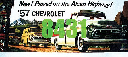 Tichy Trains 8431 HO Scale 1957 Chevrolet Pickup Billboard - Kit