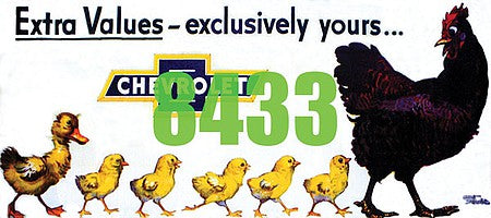 Tichy Trains 8433 HO Scale Chevrolet Extra Values Billboard - Kit