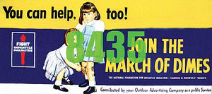Tichy Trains 8435 HO Scale Join the March of Dimes Billboard - Kit