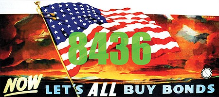 Tichy Trains 8436 HO Scale Let's All Buy Bonds Billboard - Kit