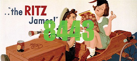 Tichy Trains 8443 HO Scale Ritz Crackers Billboard - Kit