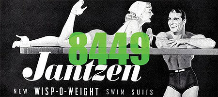 Tichy Trains 8449 HO Scale Jantzen Swimsuits Billboard - Kit -- Wisp-o-Weight Slogan