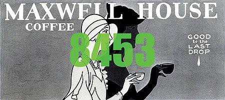 Tichy Trains 8453 HO Scale Maxwell House Coffee Billboard - Kit