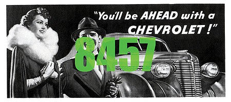Tichy Trains 8457 HO Scale Chevrolet Billboard - Kit -- You'll Be Ahead Tag Line