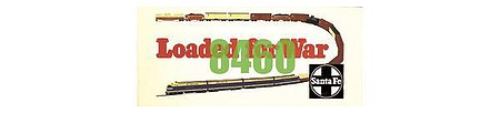 Tichy Trains 8460 HO Scale Santa Fe Billboard - Kit -- 1940s Loaded for War