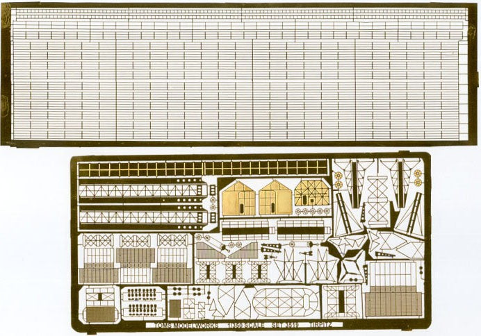 Toms Model Works 3519 1/350 US Tirpitz Battleships Detail Set (D)