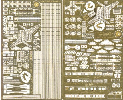Toms Model Works 7103 1/700 County Class Cruisers Detail Set for AOS (D)