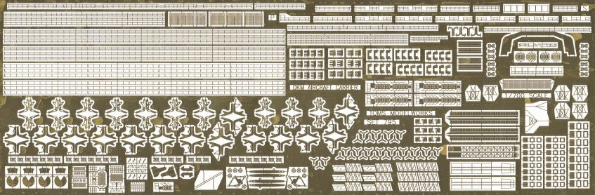 Toms Model Works 795 1/700 DKM Graf Zeppelin Aircraft Carrier Detail Set for TSM (D)