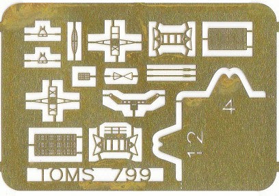 Toms Model Works 799 1/700 Mk 4/Mk 12 US Radar Antennas (D)