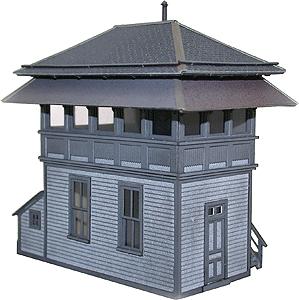 The N Scale Architect 10009 N Scale Lehigh Valley Standard Tower -- Kit - 1 x 1-3/4 x 1-1/4" 2.5 x 4.4 x 3.2cm