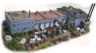 The N Scale Architect 10016 N Scale Burlington Marble & Slate -- Kit - 14 x 6 x 3" 35.6 x 15.2 x 7.6cm