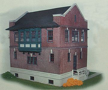 The N Scale Architect 10019 N Scale Pennsylvania Railroad Harris Tower -- Kit - 2-1/2 x 2 x 3-1/2" 6.4 x 5.1 x 8.9cm