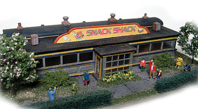 The N Scale Architect 10029 N Scale Baggage Car Diner - Trackside Series -- Laser-Cut Wood Kit - 5-1/2 x 2-1/2" 14 x 6.4cm