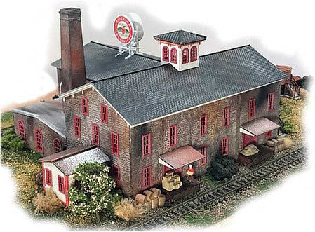 The N Scale Architect 10043 N Scale Patterson's Pickle and Brine -- Laser-Cut Wood Kit - 8 x 9 x 4-1/2" 20.3 x 22.9 x 11.4cm
