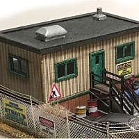 The N Scale Architect 10046 N Scale Modular Office -- Laser-Cut Kit - 2-1/4 x 1 x 1-1/4" 5.7 x 2.5 x 3.2cm