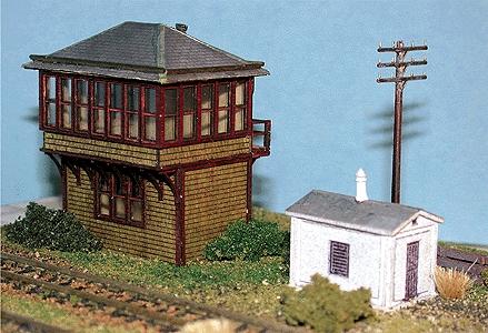 The N Scale Architect 10304 N Scale Journeyman Series - East Stroudsburg Tower -- Laser-Cut Wood Kit - 1-1/2 x 3" 3.7 x 7.5cm