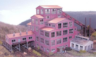 The N Scale Architect 10504 N Scale Lackawanna Coal Company -- Kit - 10 x 11 x 6-1/2" 25.4 x 27.9 x 16.5cm