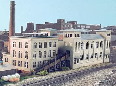The N Scale Architect 10603 N Scale Quality Meat Packers -- Kit - 12 x 5 x 5" 30 x 12.5 x 12.5cm