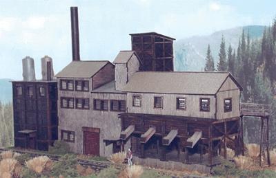 The N Scale Architect 10902 N Scale Eagle River Mine -- Kit - 8 x 3-1/2" 20 x 8.7cm
