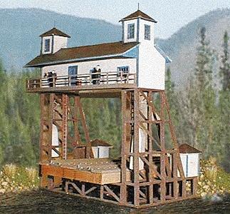 The N Scale Architect 10999 N Scale Racquette Lake Navigation Company -- Kit - 4-1/2 x 4-1/2" 11.2 x 11.2cm