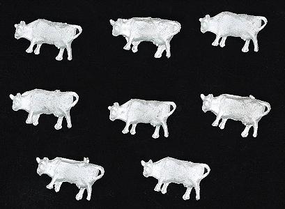The N Scale Architect 20001 N Scale Beef Cows pkg(8)