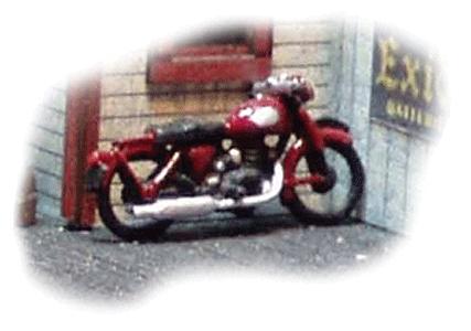 The N Scale Architect 20046 HO Scale Motor Bikes pkg(3)