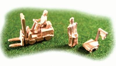 The N Scale Architect 20057 N Scale Wooden Cable Reels pkg(6)