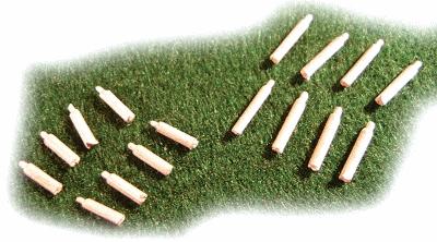 The N Scale Architect 20059 N Scale Acetylene Tank Assortment -- 8 Each of 2 Different Sizes