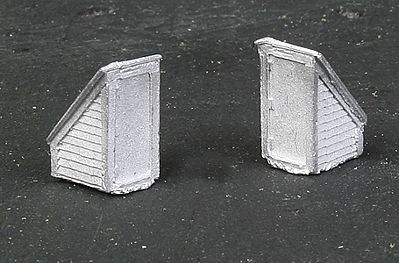 The N Scale Architect 20094 N Scale Rooftop Stairway Access Door - Making A Scene(TM) -- Unpainted Metal Castings pkg(2)
